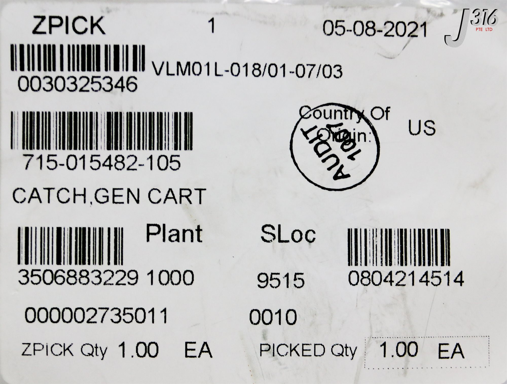 36058 LAM RESEARCH CATCH, GEN CART (NEW) 715-015482-105 | eBay